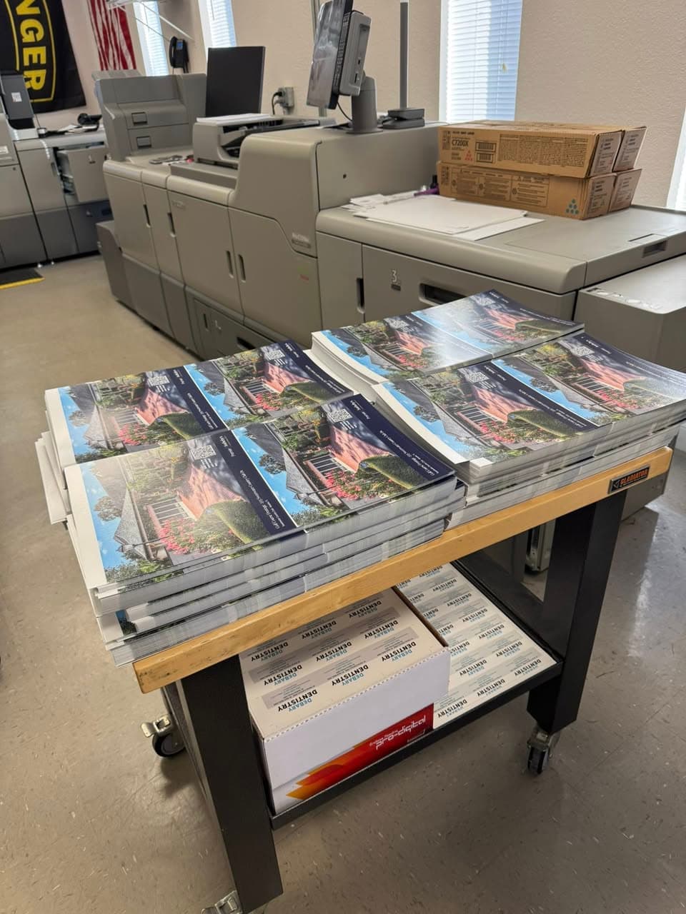 Ranger Printing press room floor